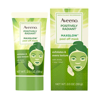 Aveeno Positively Radiant Max Glow Peel Off Face Mask, 2 Oz
