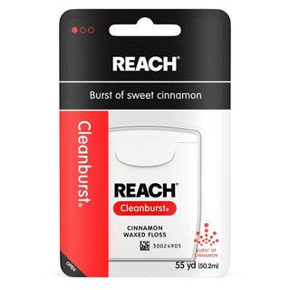 Reach Johnson & Johnsons Waxed Dental Floss Cinnamon