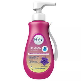 Veet Legs & Body Hair Removal Gel Cream Sensitive Formula 13.5 Fl. Oz. Pump