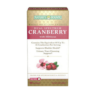 Nature's Bounty Cranberry, Dual Spectrum, With Hibiscus, Rapid Release Softgels