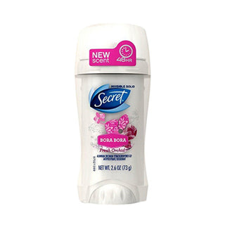 Secret Invisible Solid Antiperspirant And Deodorant, Bora Bora Fresh Orchid - 2.6 Oz