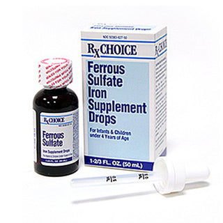 , (Hi-Tech) Ferrous Sulfate RxChoice Drops 15mg/ml 50ml By Hi-Tech