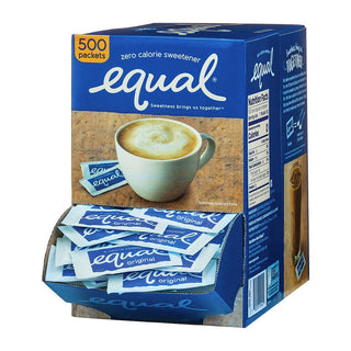 Equal Original Zero Calorie Sweetener, 500 Count Packets – Blue Box
