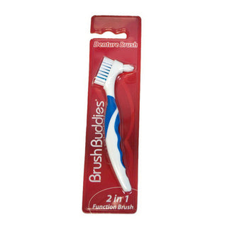 Brush Buddies Denture 2 In 1 Function - 1 Ea