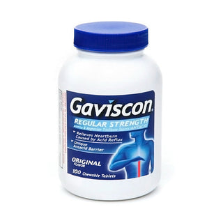 Gaviscon Regular Strength Original Chewable Tablet For Fast-Acting Heartburn Relief