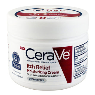 CeraVe Itch Relief Moisturizing Cream For Dry Skin, 12.0 OZ