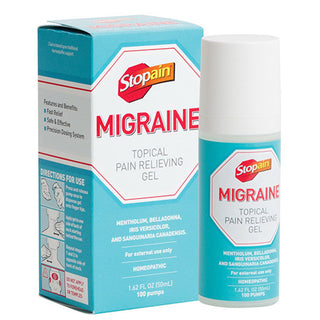 Stopain Migraine Topical Pain Relieving Gel, 1.62 Fl Oz