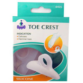 Oppo Foot Care Silicone Gel Toe Crest, Size : Medium - 1 Pair