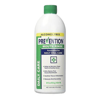 Prevention Soothing Mint Mouth Rinse Alcohol Free Daily Care 16 Oz