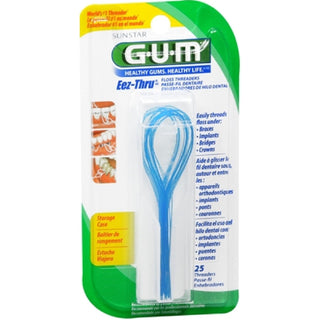 GUM SUNSTAR Eez-Thru Floss Threaders - 25ct