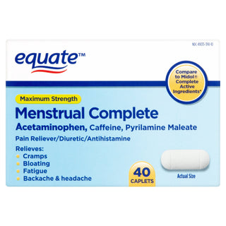 Equate Maximum Strength Menstrual Complete Caplets