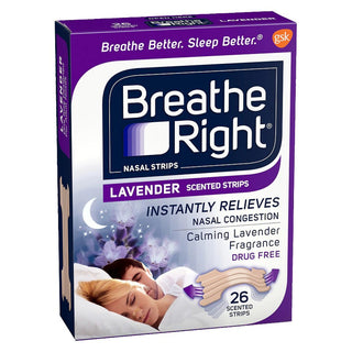 Breathe Right Nasal Strips, Lavender Scented