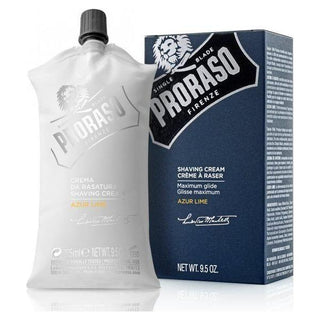 Proraso Single Blade Azur Lime Professional Barber Shaving Cream, 275ml
