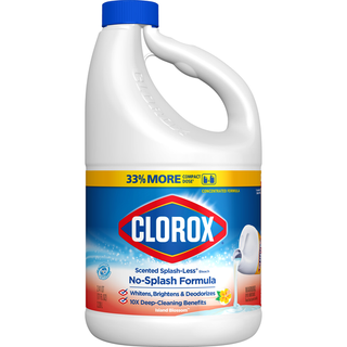 Clorox Splash Less Bleach, Concentrated Formula, Island Blossom, 77 Ounce Bottle