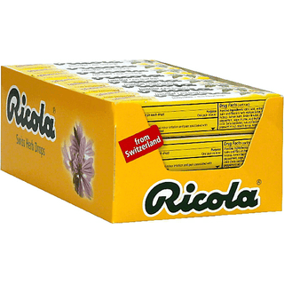 Ricola Lemon Mint Herb Throat Drops 10 Ct Pack