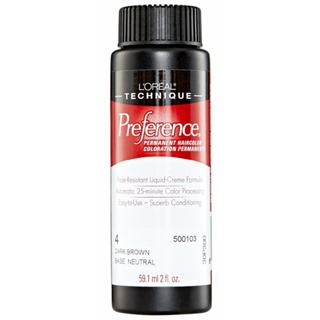 L'Oreal Paris Preference Dark Brown Permanent Hair Color # 4, 2 Oz