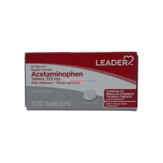 Perrigo Leader Acetaminophen 325mg 100 Tablets