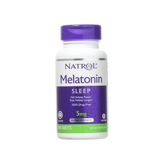 Natrol Melatonin 5 Mg Time Release, Sleep Support, 100 Tablets