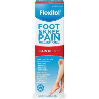 Flexitol Foot & Knee Pain Relief Gel With Arnica And Wintergreen, 2 Ounce