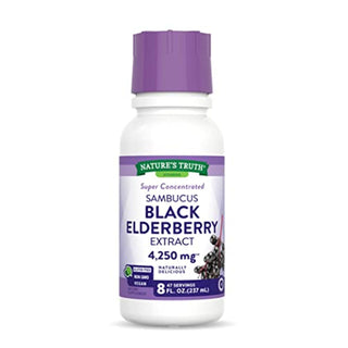 Nature's Truth Liquid Sambucus Black Elderberry Extract 4,250 Mg