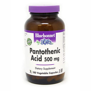 Bluebonnet Pantothenic Acid 500 Mg Vegetable Capsules