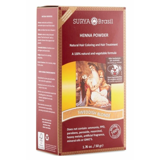 Surya Nature, Inc Swedish Blonde Henna Hair Coloring Powder
