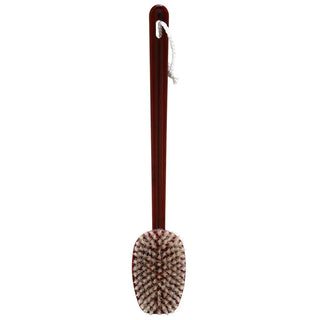 Swissco 16-Inch Contoured Tortoise Handle Bath Brush 12624