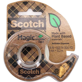 Scotch Magic Greener Tape 3/4" X 600"
