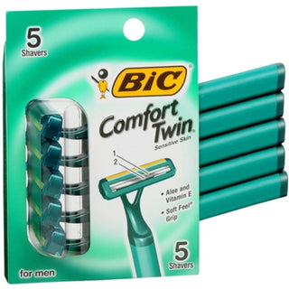 Bic Comfort Twin Shavers For Men Sensitive Skin