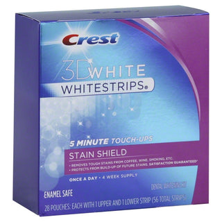 Crest 3D White Whitestrips 5 Minute Touch Up Dental Whitening Kit 28 Ct Box
