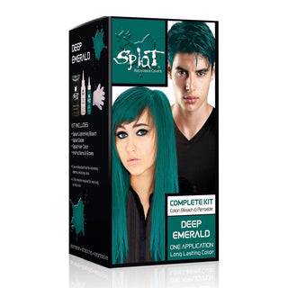 Splat Rebellious Colors Hair Coloring Complete Kit Deep Emerald