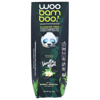 Woobamboo Toothpaste Vanilla Mint 4 Oz