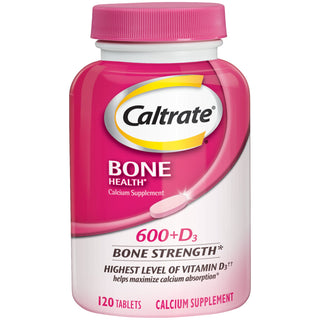 Caltrate Bone Health 600 Plus D3 Calcium Supplement Tablets