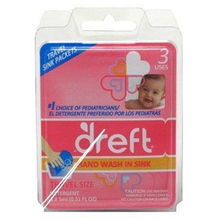 Dreft Detergent Travel Sink Packets 3 Count (12 Pieces)