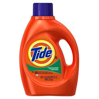 Tide Mountain Spring Scent Liquid Laundry Detergent, 100 Oz, 64 Loads