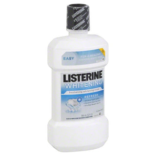 Listerine Whitening Rinse, Freshening, Refresh, Clean Mint 32 Oz
