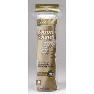 Good Sense Cosmetic Cotton Rounds 80 Count Case Pack 24