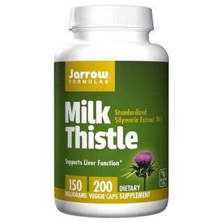 Jarrow Formulas Vegan Milk Thistle, 150 Mg, 200 Veggie Capsules