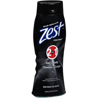 Zest Hair & Body Wash, Fresh Blast, 2 In 1 18 Fl Oz