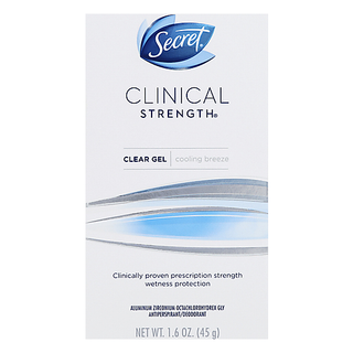 Secret Clinical Strength Cooling Clear Gel Antiperspirant And Deodorant - 1.6oz