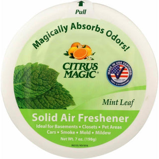 Citrus Magic Solid Air Freshener Mint Leaf, 7 Oz