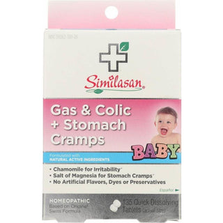 Similasan Baby Gas And Colic Plus Stomach Cramps - 135 Tablets