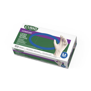 Curad Latex Exam Gloves, Powder-free, Medium