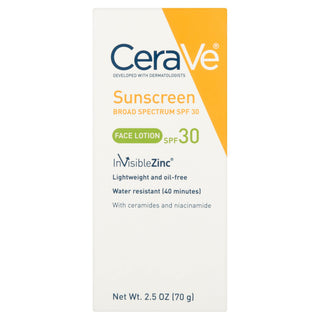 CeraVe Sunscreen Face Lotion SPF 30 2.5 Oz