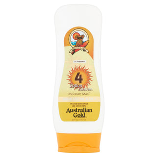 Australian Gold SPF 4 Lotion Suncreen Moisture Max 8 FL Oz