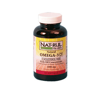 Natrul Health Omega 3 Fish Oil Concentrate 1000 Mg Softgels