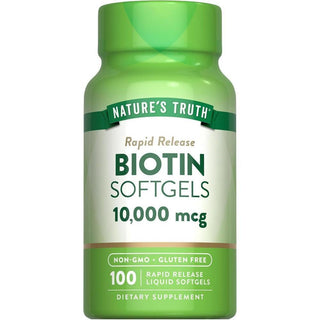 Nature's Truth Biotin, 10,000 Mcg, 100 Rapid Release Liquid Softgels