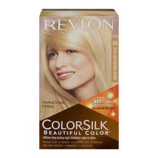 Colorsilk Revlon Beautiful 04 Ultra Light Natural Blonde Permanent Hair