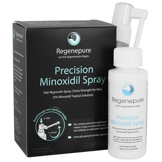 Regenepure Precision Minoxidil Spray Extra Strength For Men - 2 Oz