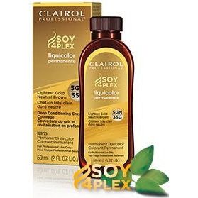 Clairol Professional SOY4PLEX Creme Light Red Neutral Brown 4RN Gray Coverage